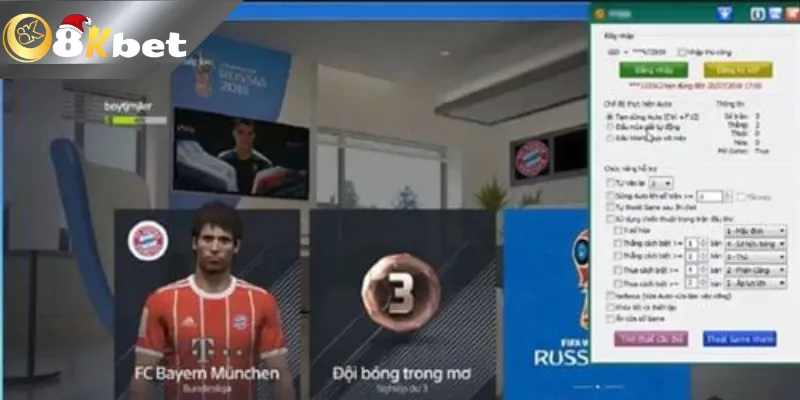Hướng dẫn lấy link hack auto FIFA tại 8KBET cực dễ